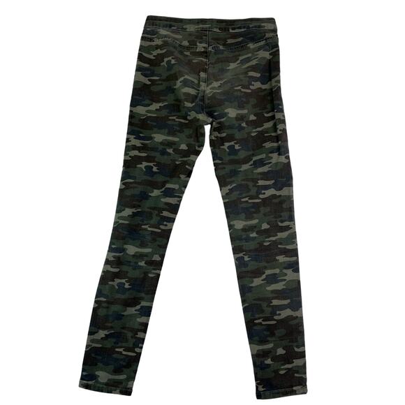 Free People Urban Outfitters Jeans Womens Size 26 Green Army Camouflage Skinny - Picture 2 of 15